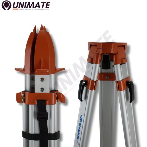 Tripié de Aluminio Naranja Geosurv